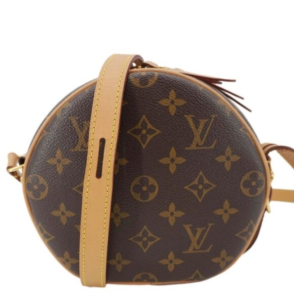 Louis Vuitton  Petite Boite Chapeau Monogram Canvas Shoulder Bag Brown - Picture 1 of 16